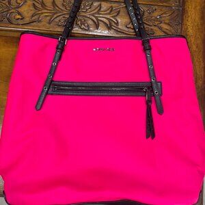 MICHAEL Michael Kors Leila Nylon Tote neon pink - NWT